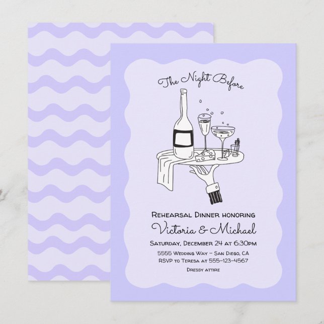 Convite Janto de Ensaio Funky com Desenho de Porodela (Frente/Verso)