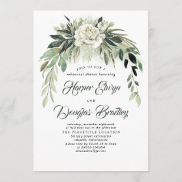 Convite Janto de ensaio Greenery Garland Vintage