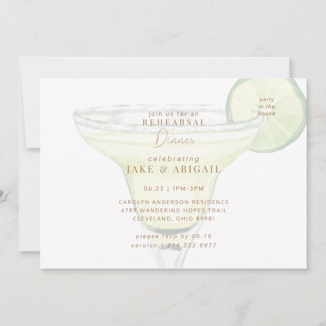 Convite Janto de ensaio Margarita (Frente)