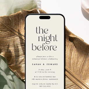 Convite Janto de ensaio minimalista digital