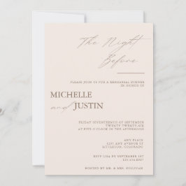 Convite Janto de ensaio minimalista moderno