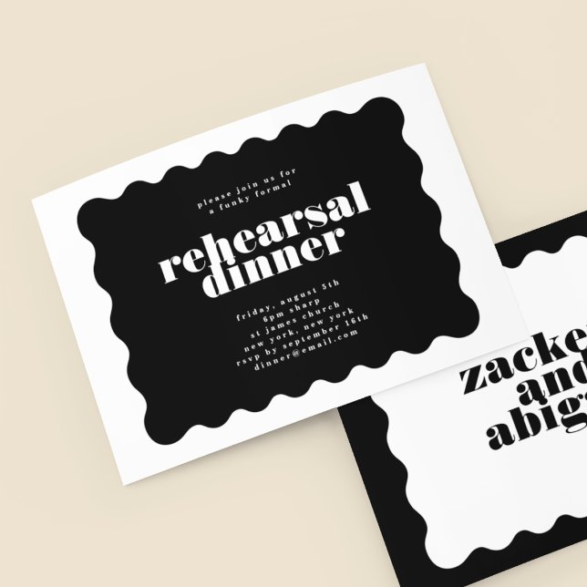 Convite Janto de ensaio preto branco na borda escamoteada  (Criador carregado)