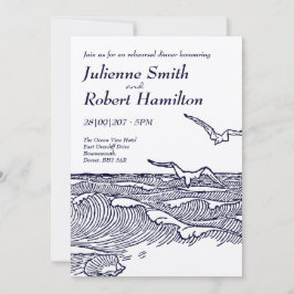 Convite Janto de Ensaio Rustic Beach Wedding