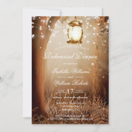 Convite Janto de Ensaio Rustic Country String Lights