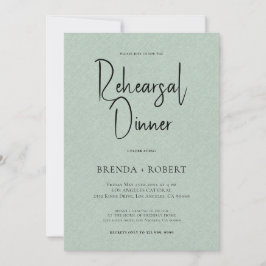 Convite Janto de Ensaio Simples de Script Branco de Linha