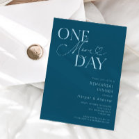 Janto de ensaio Teal Blue One More Day