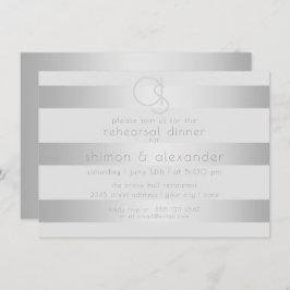 Convite Janto de ensaio | Tiras de Prata Luminosas