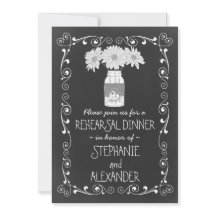 Janto de Ensaios de Casamento de Chalkboard Mason 