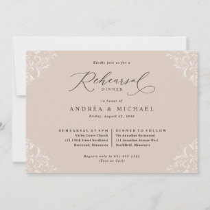 Convite Janto de Ensaios de Casamento de Champanhe Elegant