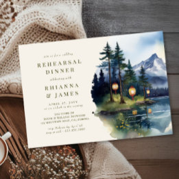 Convite Janto de Ensaios de Casamento do Lago Twilight