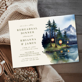 Convite Janto de Ensaios de Casamento do Lago Twilight