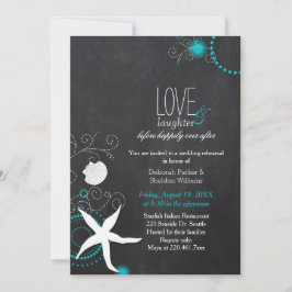 Convite Janto de Ensaios de Casamento em Praia de Chalkboa