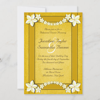 Convite Janto de Ensaios de Casamento Flamental Dourado Ru