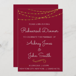 Convite Janto de Ensaios de Lâmpadas e Scripts de Folhas O