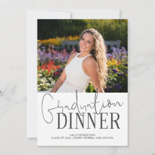 Convite Janto de Graduação de Foto Manuscrito 2023