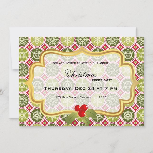 Convite Janto de Natal (Frente)