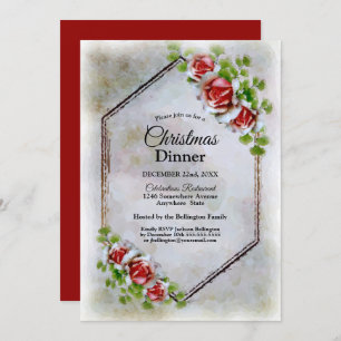 Convite Janto de Natal do Rosa vermelha
