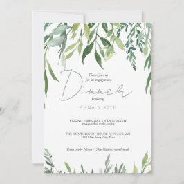 Convite Janto de Noivado de Veneração em Água