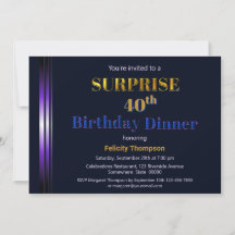Janto Dourado e Purple Surprise aniversário de 40