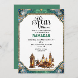 Convite Janto Elegante Iftar Ramadan 2025