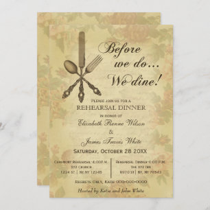 Convite Janto Elegante Rustic Vintage convida