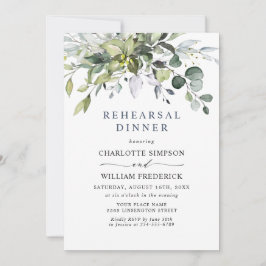 Convite Janto Eucalyptus REHEARSAL Simplesmente Elegante
