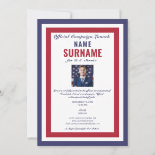 Convite Janto Gala da Campanha Oficial Candidata Política