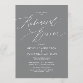 Convite Janto Moderno, Cinzas, Ensaio De Casamento