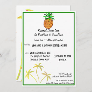 Convite Janto Pineapple Luau