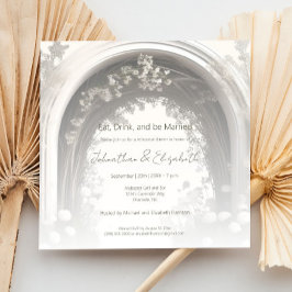 Convite Janto Romântico de Ensaio de Arca Botânica