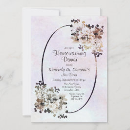 Convite Janto Rustic Fall Floral Watercolor