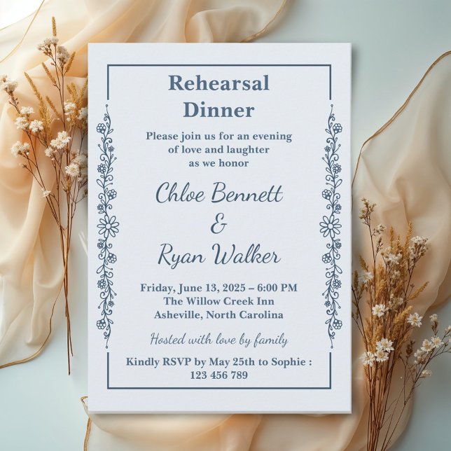 Convite Janto Rustic Floral (Criador carregado)