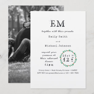 Convite Janto Rústico de Ensaios do Xmas Convida a ADICIO