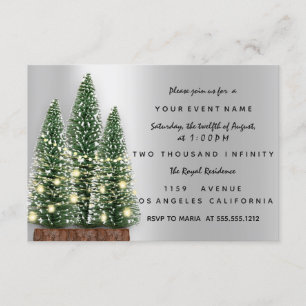 Convite Janto Silver do Partido das Árvores de Natal Féria