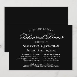 Convite Janto Simples de Ensaio de Casamento Negro de Eleg