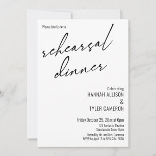 Convite Janto Simples de Ensaios de Tipografia Moderna