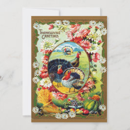 Convite Janto Tradicional de Ação de Graças da Vintage Fes