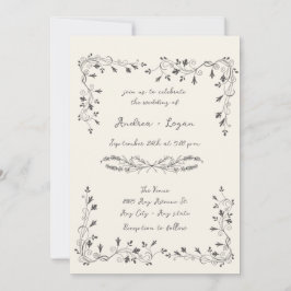 Convite Janto Whimsical Wedding