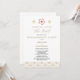 Convite  Japanese Plum Blossom Design