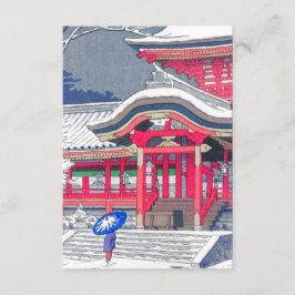 Convite Japanese Winter