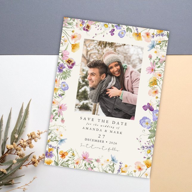 Convite Jardim Botânico de Boho Primavera, Flores Selvagen (Criador carregado)