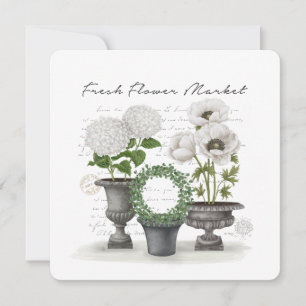 CONVITE JARDIM BRANCO DE FARMHOUSE MODERNO