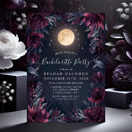 Convite Jardim da Meia-Noite Festa de Solteira da Lua