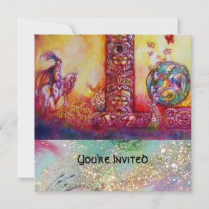 CONVITE JARDIM DAS SOMBRAS PERDIDAS - CAVALEIRO E CAVALO