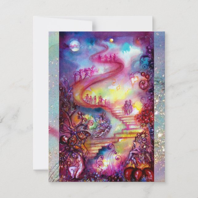 CONVITE JARDIM DAS SOMBRAS PERDIDAS, ESCADAS MÍSTICAS (Frente)