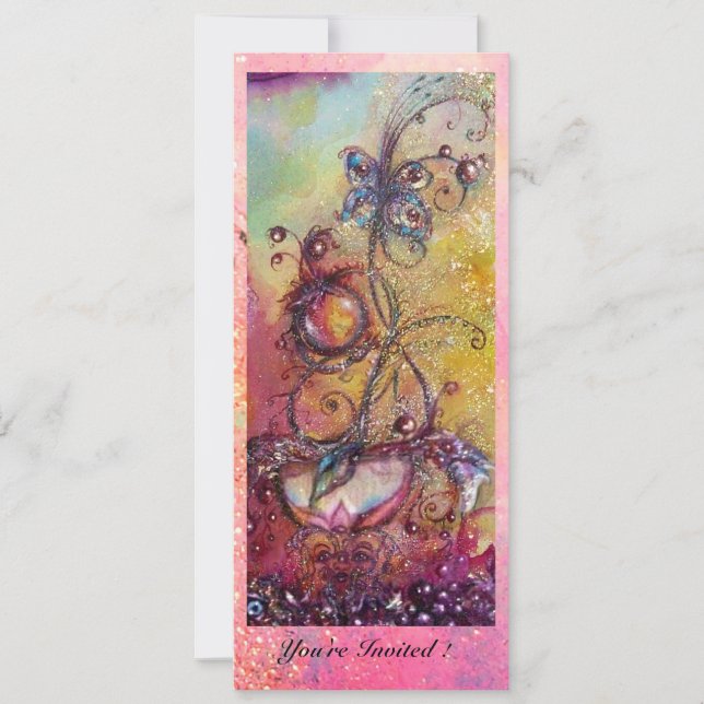 Convite JARDIM DAS SOMBRAS PERDIDAS,PLanta BORBOLETA MÁGIC (Frente)