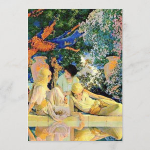 Convite Jardim De Alá Por Maxfield Parrish