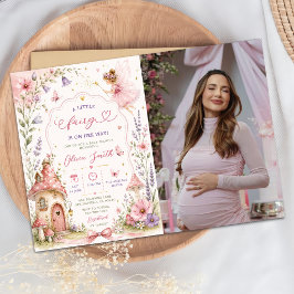 Convite Jardim de Fadas Meninas Florais Churrasco de Bebê