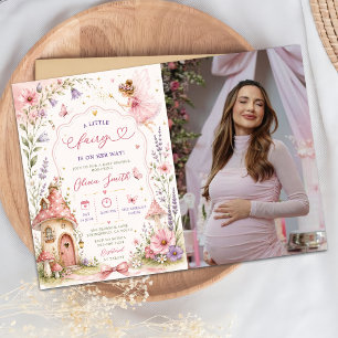 Convite Jardim de Fadas Meninas Florais Churrasco de Bebê