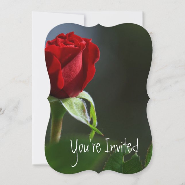 Convite Jardim de Flores de Rosas de Aniversário de Casame (Frente)
